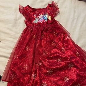 Disney Red Princess Nightgown for Kids